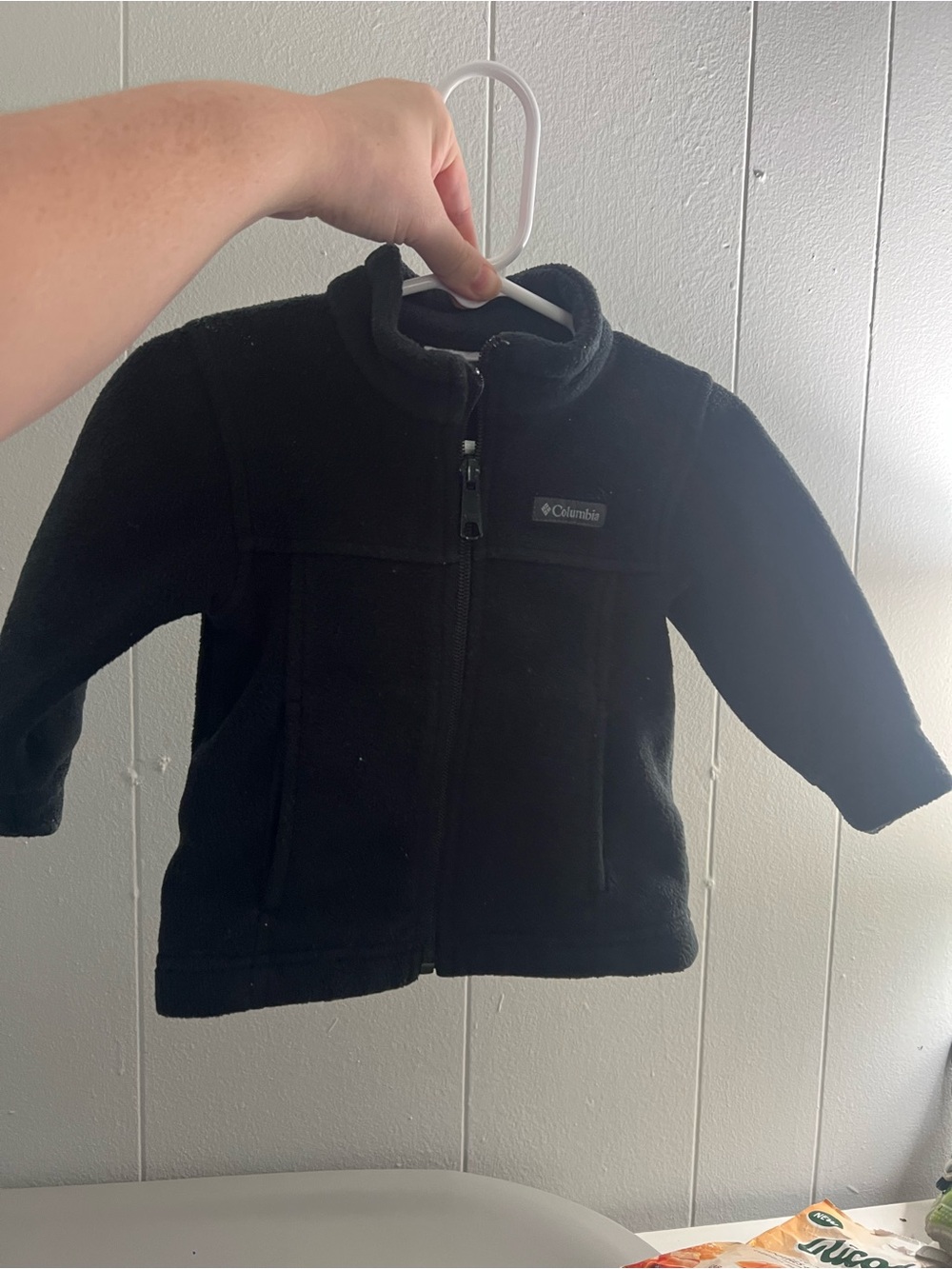Columbia Black Toddler Fleece Zip Jacket